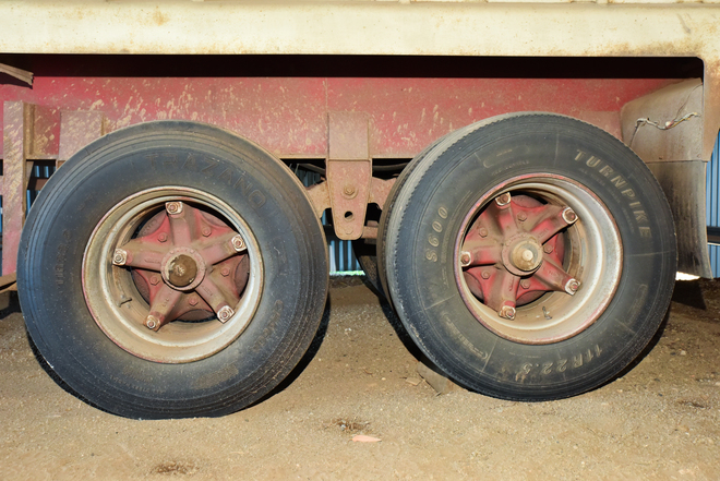 28ft White Weight Saver Tipper Trailer 