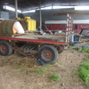 Under Auction - Antique Freighters Baby Quinn M Flat Trailer Wagon - 2% Buyers Premium on all Lots 