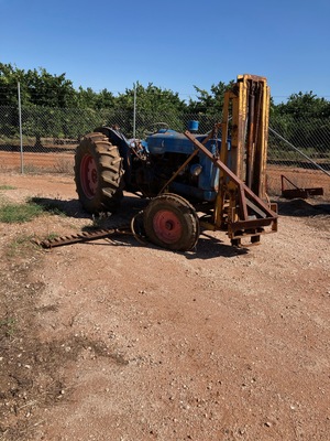 Fordson Major Tractor with Forklift Attachment