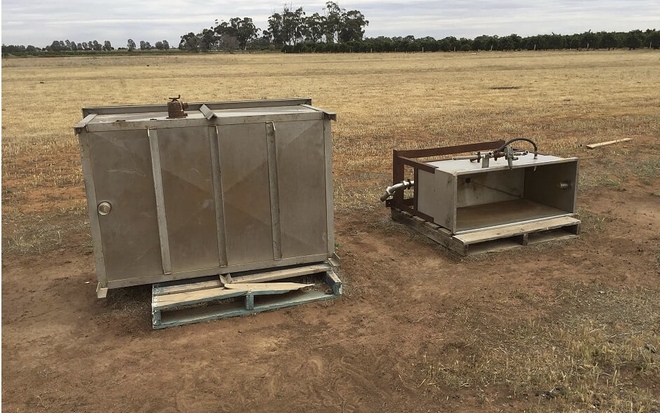 Stainless Steel Tanks x 2