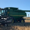 2009 John Deere 9670 STS with D60 40ft Macdon Front