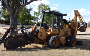 Case 660 Trencher with Backhoe