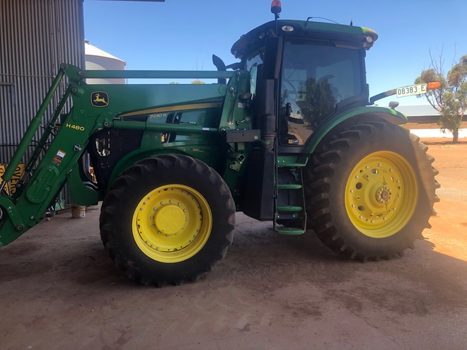 2020 John Deere 7230R Tractor with H480 Loader