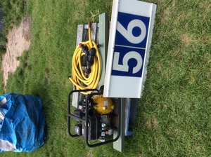 (A129) - Fire Fighting 7.5Hp Motor and Gear To Make a Trailer