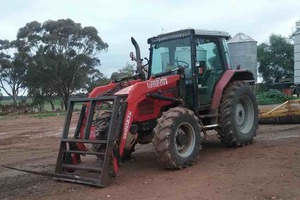 Massey Ferguson 6255 Tractor with Burder FEL Bucket & Forks