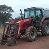 Massey Ferguson 6255 Tractor with Burder FEL Bucket & Forks