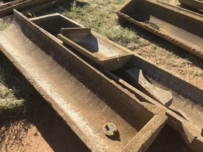 Under Auction - (A132) - Rocla Concrete Troughs 