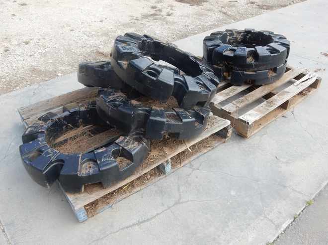 2 x 227kg New Wheel Weights 