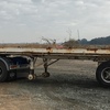 30ft Fruhaulf flat top trailer For Sale With steel floor container pins good tyres ideal grouper trailer