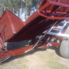 Big Foot Hay Feed out Machine 