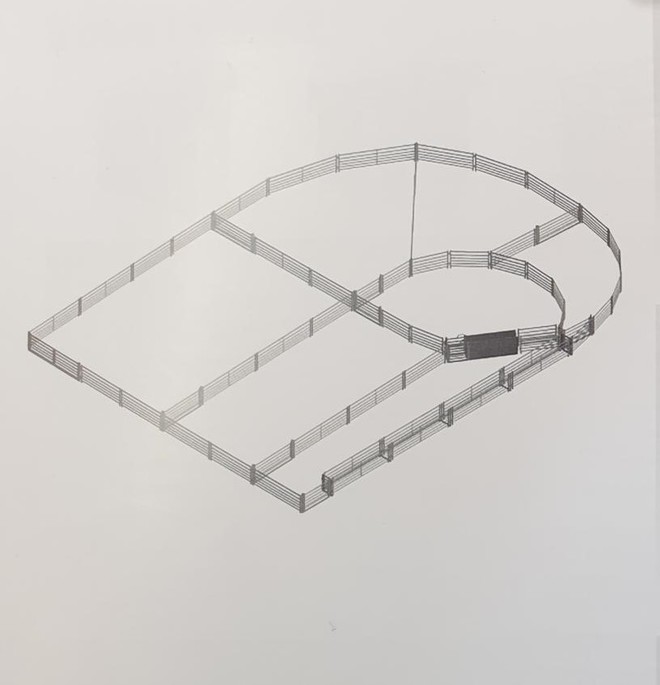 1450 head sheep yards. Brand New.