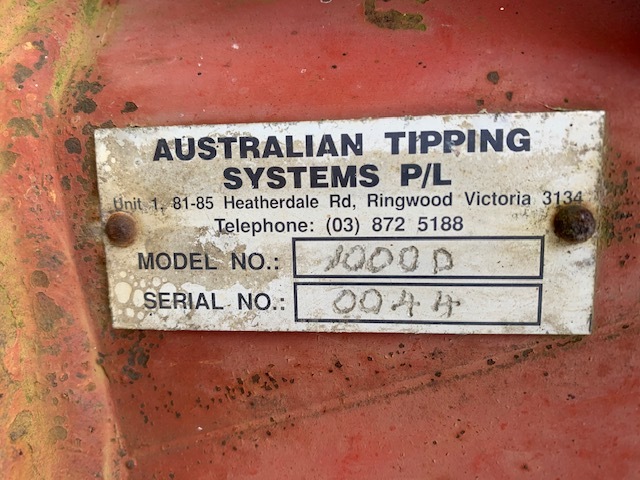 1 Tonne Maintenance Ute Crane