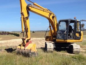 Work wanted - Excavator Lishide SC-130, 13 tonnes with Attachments