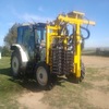 Grape Harvester/Pre-Pruner package with tractor