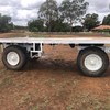 Heavy Duty Farm Trailer 15ft * 7ft tray 4 Single 10.00 R 20 Truck Tyres