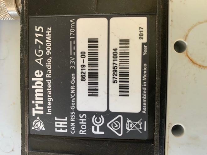 372 RTK unlocked with 900Mhz AG715