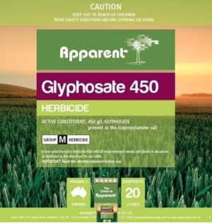 Apparent Glyphosate 450 1000L Shuttles
